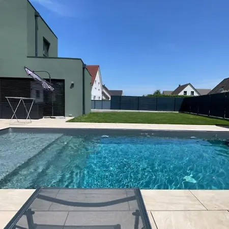Maison Spacieuse Au Calme Proche Colmar Avec Piscine Niederentzen