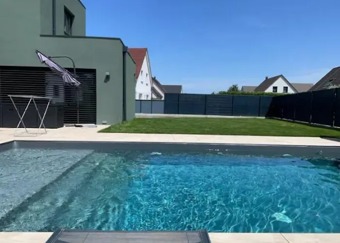 Maison Spacieuse Au Calme Proche Colmar Avec Piscine Niederentzen